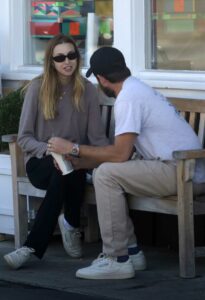 Whitney Port in a White Sneakers