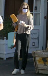 Whitney Port in a White Sneakers