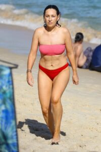 Zoe Foster in a Red Bikini