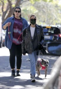 Ashley Benson in a Converse Gym Shoes