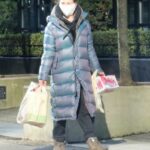 Britt Robertson in a Grey Puffer Coat Grabs Some Essentials After Completing COVID-19 Lockdown in Vancouver 02/07/2021