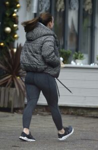 Coleen Rooney in a Black Sneakers