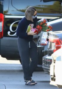 Jodie Foster in a Grey Sweatpants