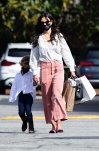 Jordana Brewster in a Pink Pants