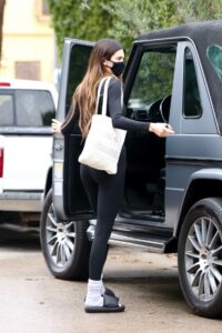 Kendall Jenner in a Black Sweatshirt