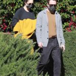 Mandy Moore in a Black Sweatsuit Leaves an Acupuncture Clinic with Her Husband Taylor Goldsmith in Los Feliz 02/12/2021