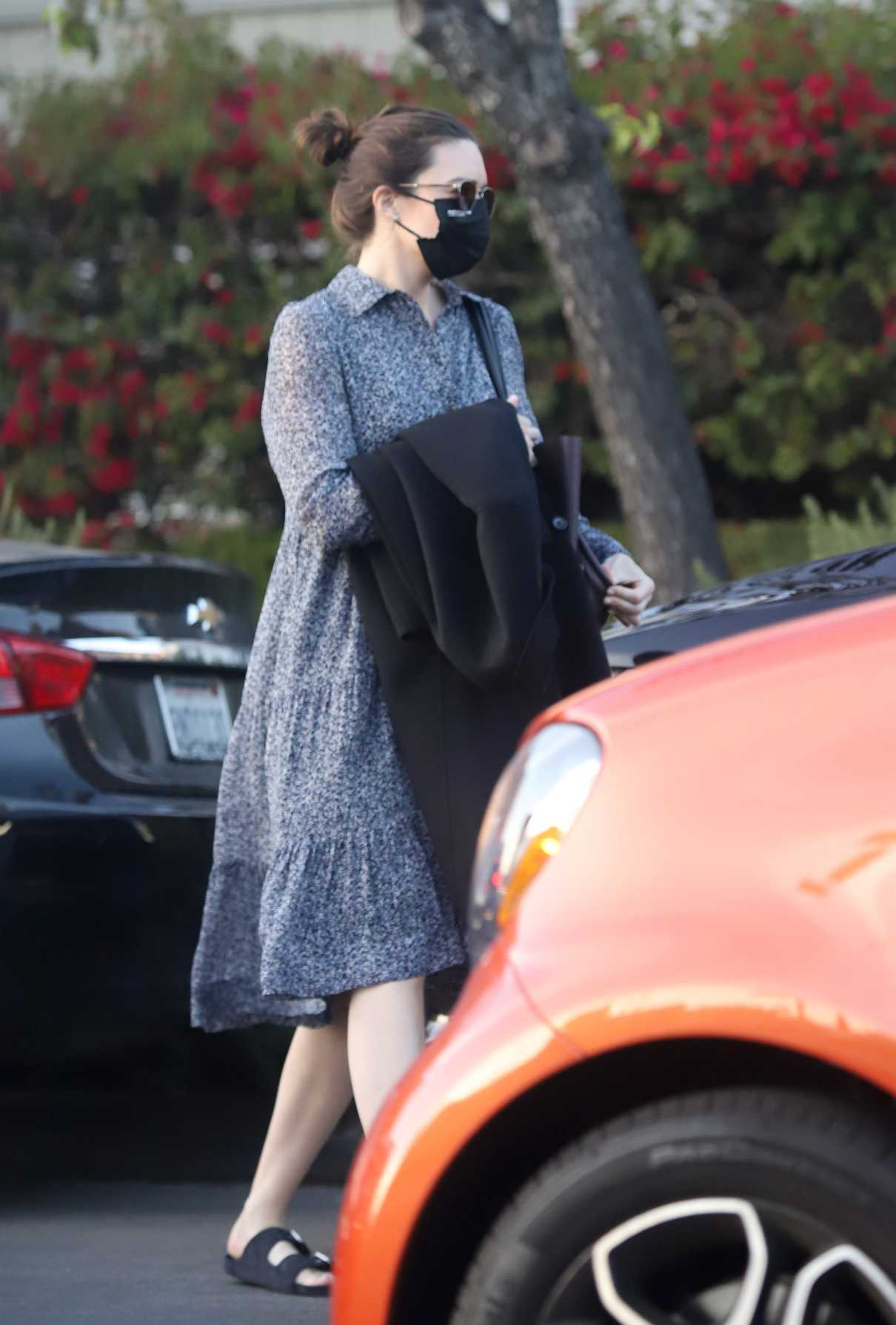 Mandy Moore in a Grey Dress Was Seen Out in Los Angeles 02/08/2021-5 ...