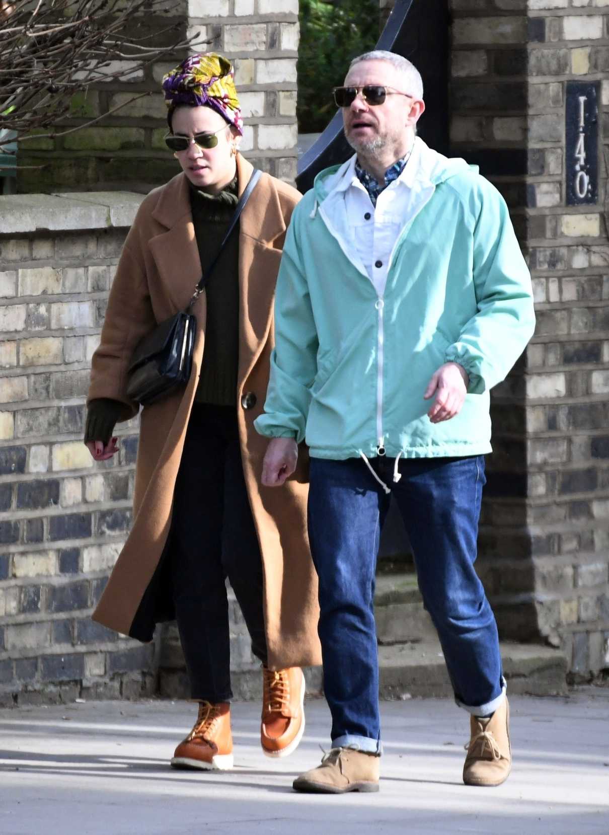 Martin Freeman Was Seen Out with His Girlfriend Rachel Mariam in North ...