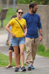 Natalie Portman in a Yellow Tee