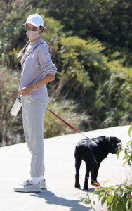 Alessandra Ambrosio in a White Cap