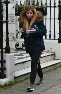 Amy Hart in a Blue Jacket