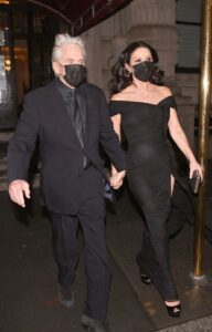 Catherine Zeta-Jones in a Black Dress