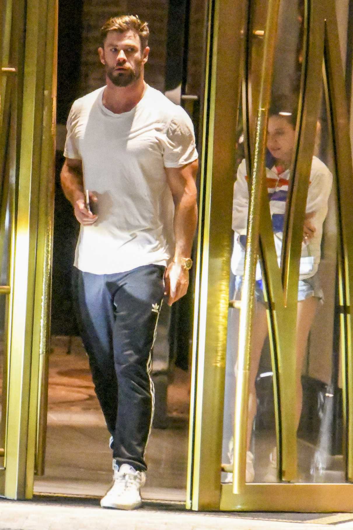Chris Hemsworth in a White Tee