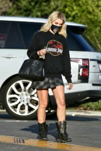 Holly Madison in a Black Hoodie