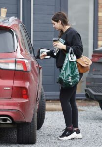 Jacqueline Jossa in a Black Leggings