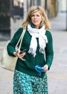 Kate Garraway in a Green Outfit