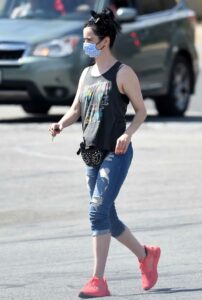 Krysten Ritter in a Black Tank Top