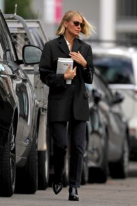 Lara Bingle in a Black Blazer