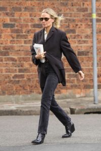 Lara Bingle in a Black Blazer