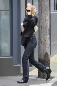 Lara Bingle in a Black Blazer