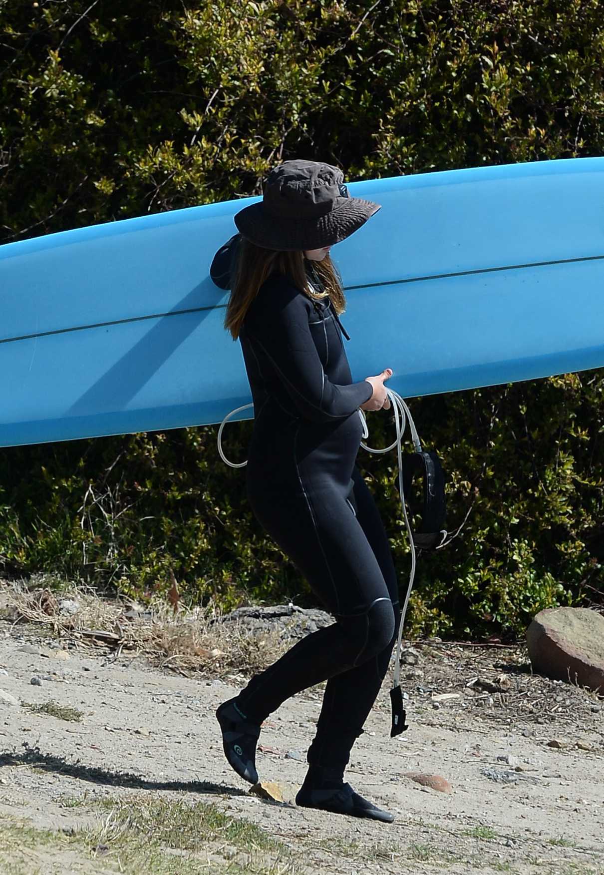 Leighton Meester in a Black Hat