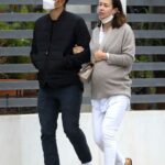 Liv Lo in a White Pants Was Seen Out with Henry Golding in Los Angeles 03/20/2021