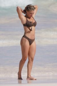 Madison LeCroy in a Brown Bikini