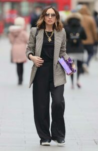 Myleene Klass in a Black Pants