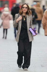 Myleene Klass in a Black Pants