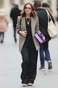 Myleene Klass in a Black Pants