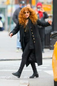 Natasha Lyonne in a Black Outfit