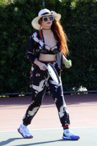 Phoebe Price in a White Hat