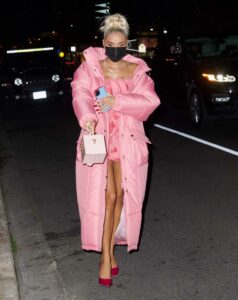 Pia Mia in a Pink Outfit