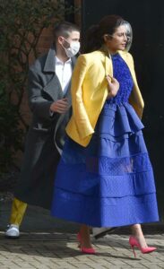 Priyanka Chopra in a Yellow Blazer