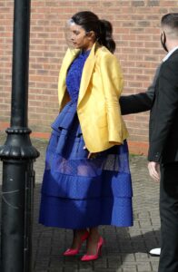Priyanka Chopra in a Yellow Blazer