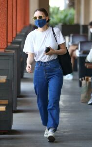 Rooney Mara in a White Tee