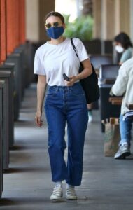 Rooney Mara in a White Tee