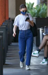 Rooney Mara in a White Tee