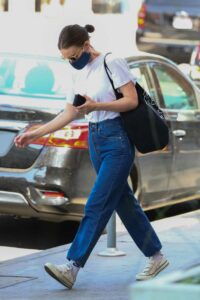 Rooney Mara in a White Tee