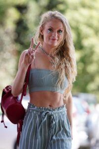 Sophia Rose in a Grey Top