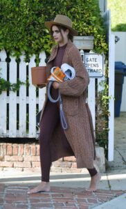 Taylor Hill in a Tan Hat