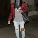 Tiffany Haddish in a Blue Ripped Jeans Leaves Catch Restaurant in West Hollywood 03/11/2021