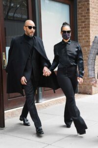 Alicia Keys in a Black Outfit