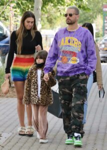 Amelia Gray Hamlin in a Rainbow Shorts
