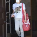 Ariel Winter in a White Tee Shops at Urban Outfitters in Los Angeles 04/16/2021