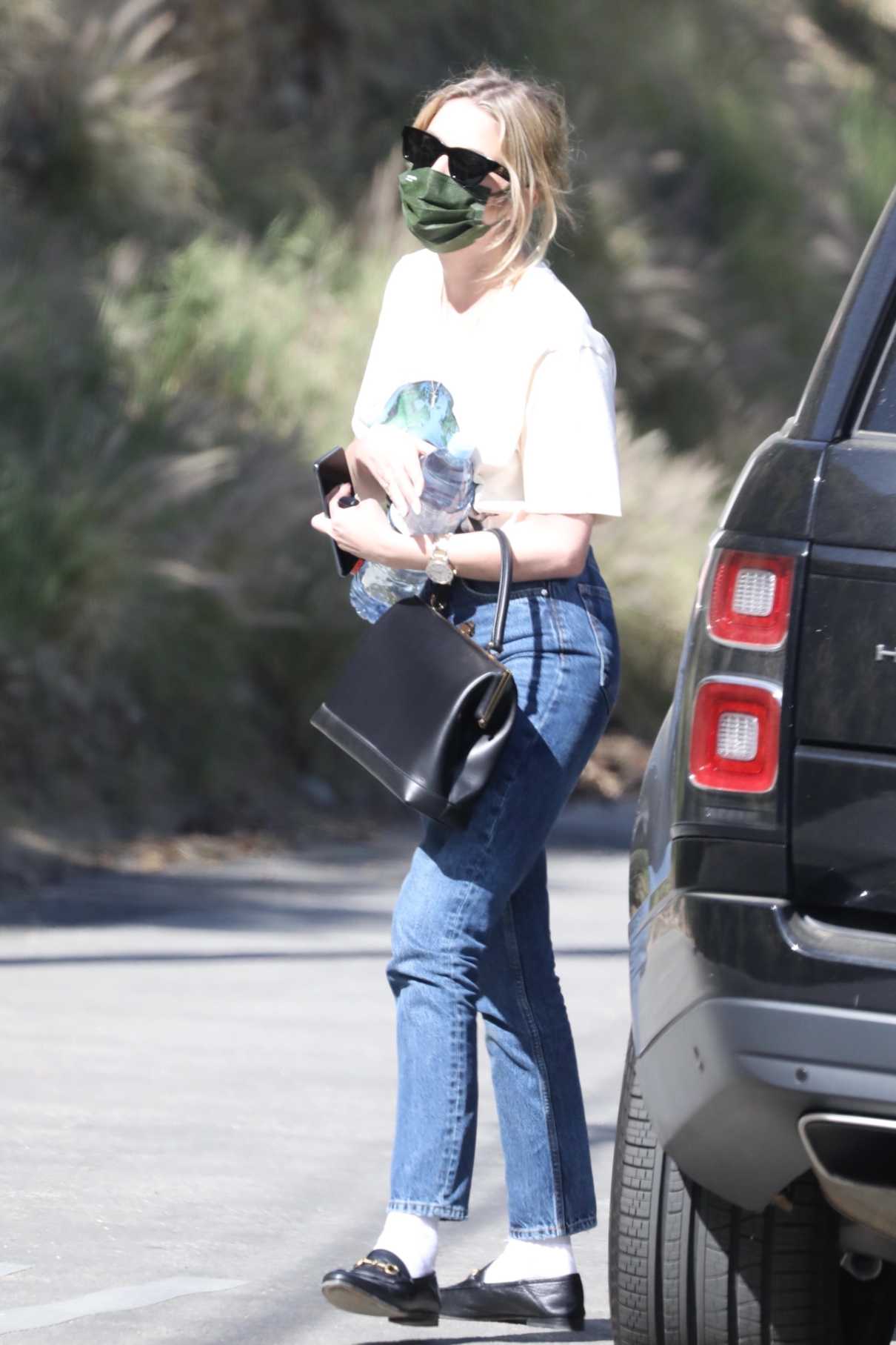 Ashley Benson in a White Tee