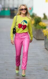 Ashley Roberts in a Pink Pants