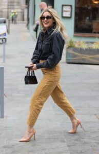 Ashley Roberts in a Yellow Pants