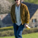 Benedict Cumberbatch in a Yellow Jacket Was Seen Out in Somerset 04/17/2021