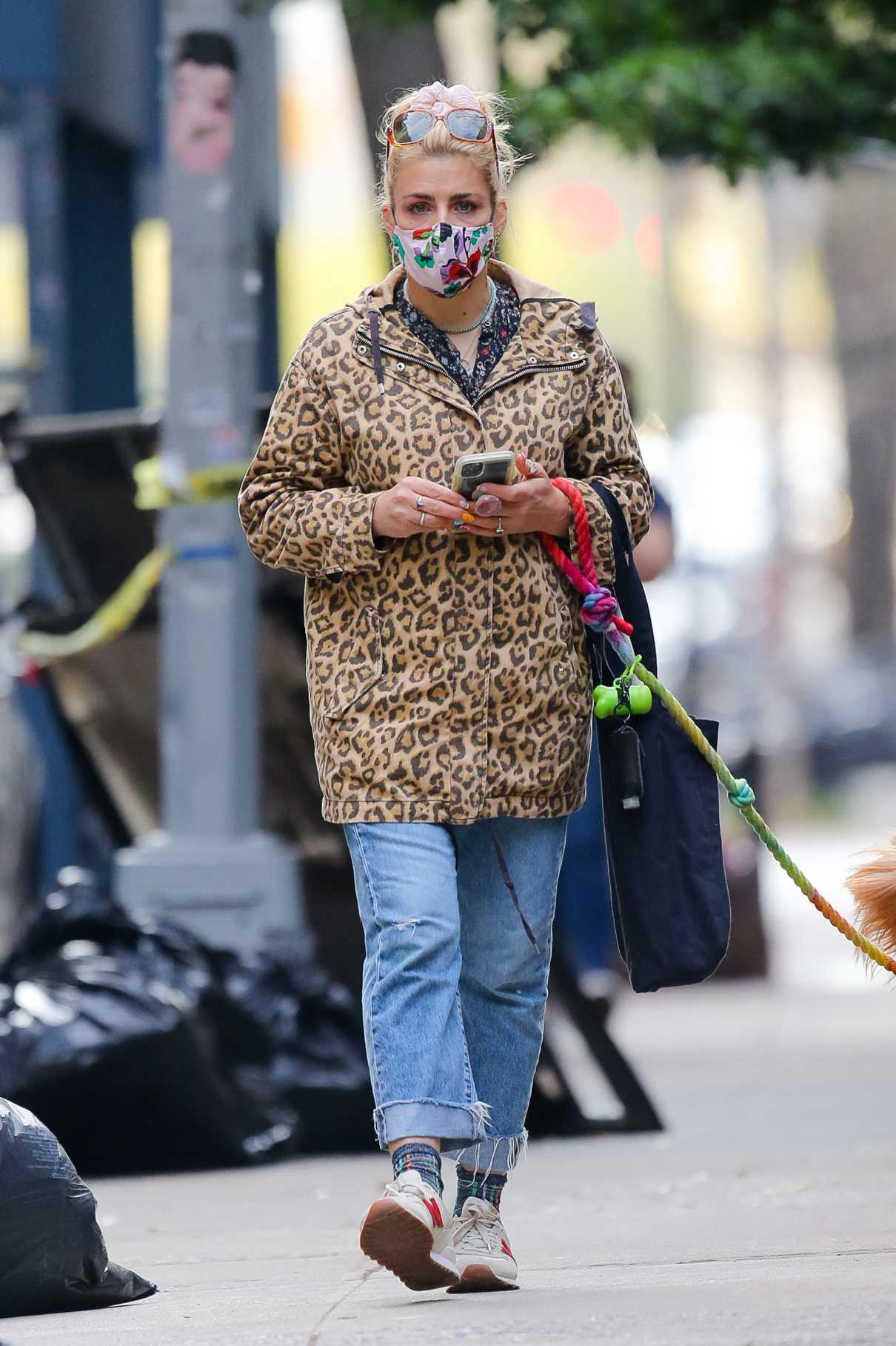 Busy Philipps in an Animal Print Jacket